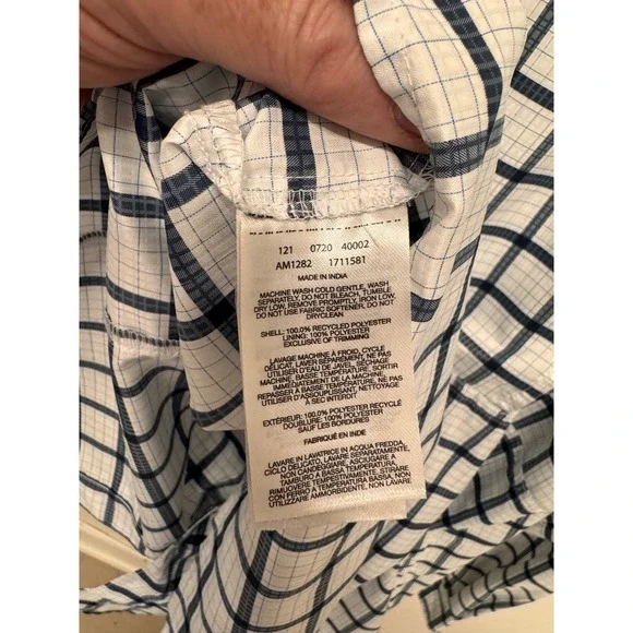 Columbia PFG Silver Ridge Lite Plaid Long Sleeve Fishing Shirt Mens XXL AM1282 - Picture 5 of 10